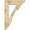Ekena Millwork Olympic Slat Rough Sawn Bracket w/ Offset Brace, Douglas Fir, 8"W x 28"D x 40"H BKT0806X28X40OLY06RDF - alternate 2
